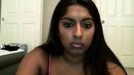 Teen with big boobs fucking a dildo on