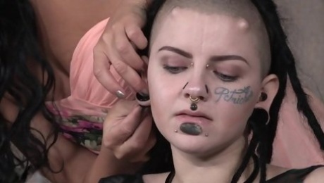 Pierced punk teen Luna Lavey abused and used by London River